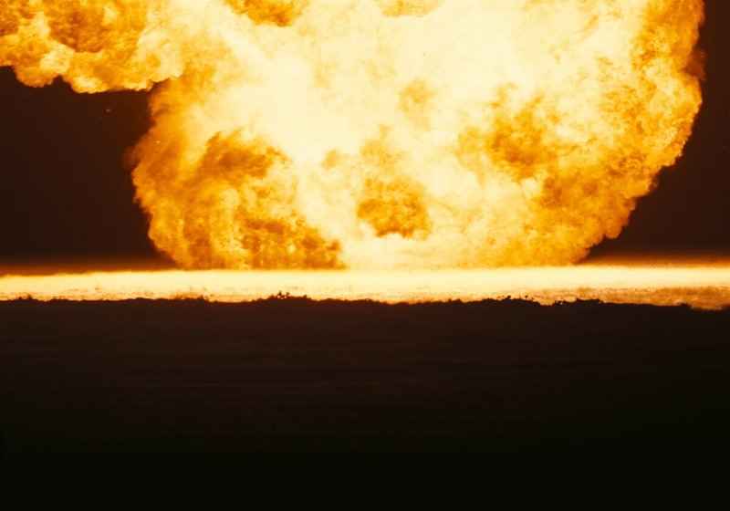 Testing of the atomic bomb in Los Alamos, as depicted in Oppenheimer